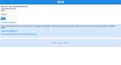 Desktop Screenshot of mobile.spin.de